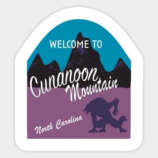 Get Wild on Cunanoon Mountain! Sticker